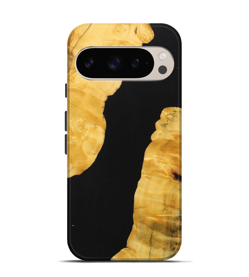 Pixel 9 Wood+Resin Live Edge Phone Case - Wilson (Pure Black, 713040)