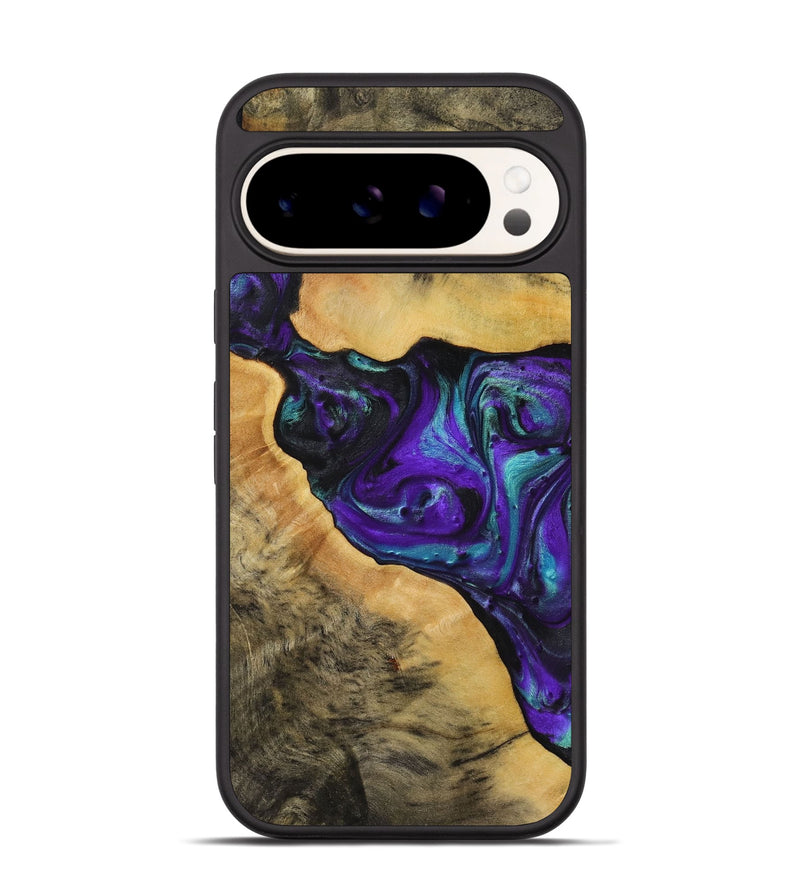 Pixel 9 Wood+Resin Phone Case - Stacy (Purple, 713155)