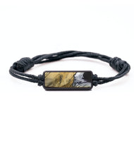 Classic Wood+Resin Bracelet - Jakob (Black & White, 713301)