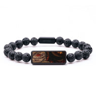 Lava Bead Wood+Resin Bracelet - Carmen (Red, 713341)