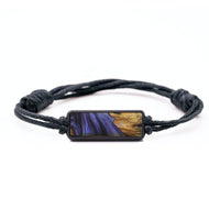 Classic Wood+Resin Bracelet - Charlene (Purple, 713350)