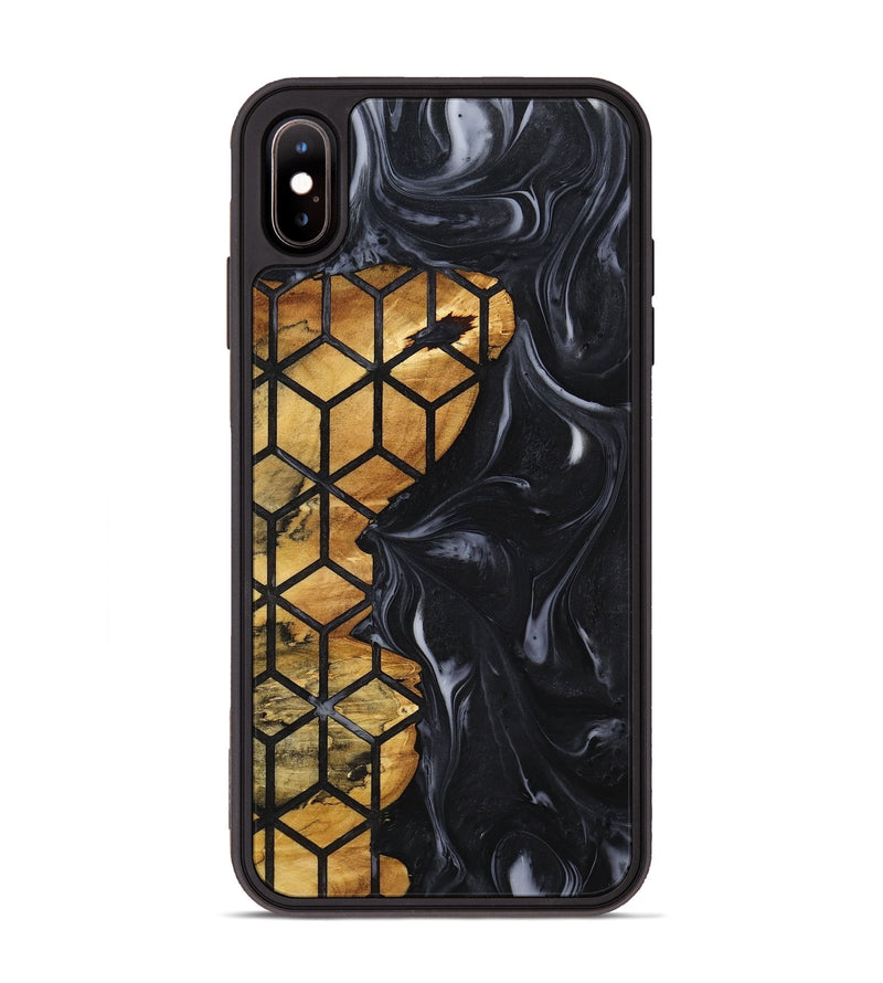 iPhone Xs Max Wood+Resin Phone Case - Betty (Pattern, 713432)