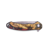 EDC Wood+Resin Pocket Knife - Xavier (Red, 713542)