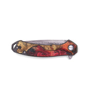 EDC Wood+Resin Pocket Knife - Tyrone (Red, 713556)