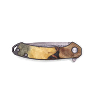 EDC Wood+Resin Pocket Knife - Ann (Red, 713578)