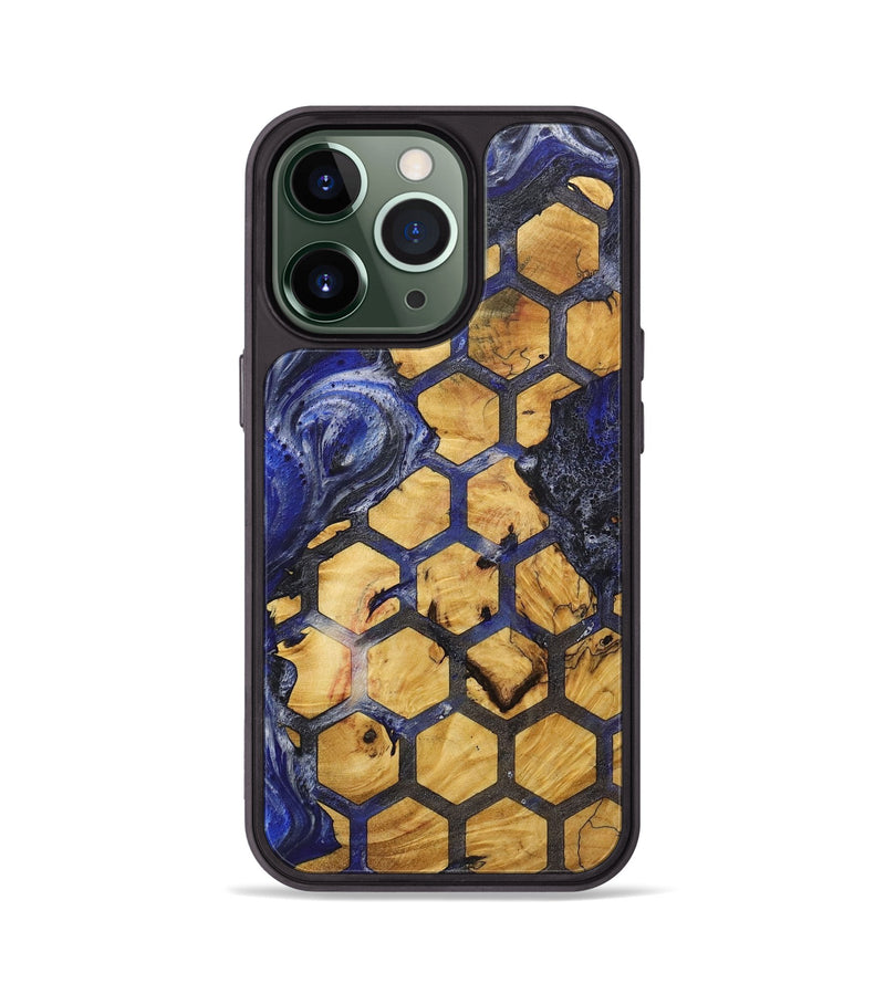 iPhone 13 Pro Wood+Resin Phone Case - Fern (Pattern, 713700)