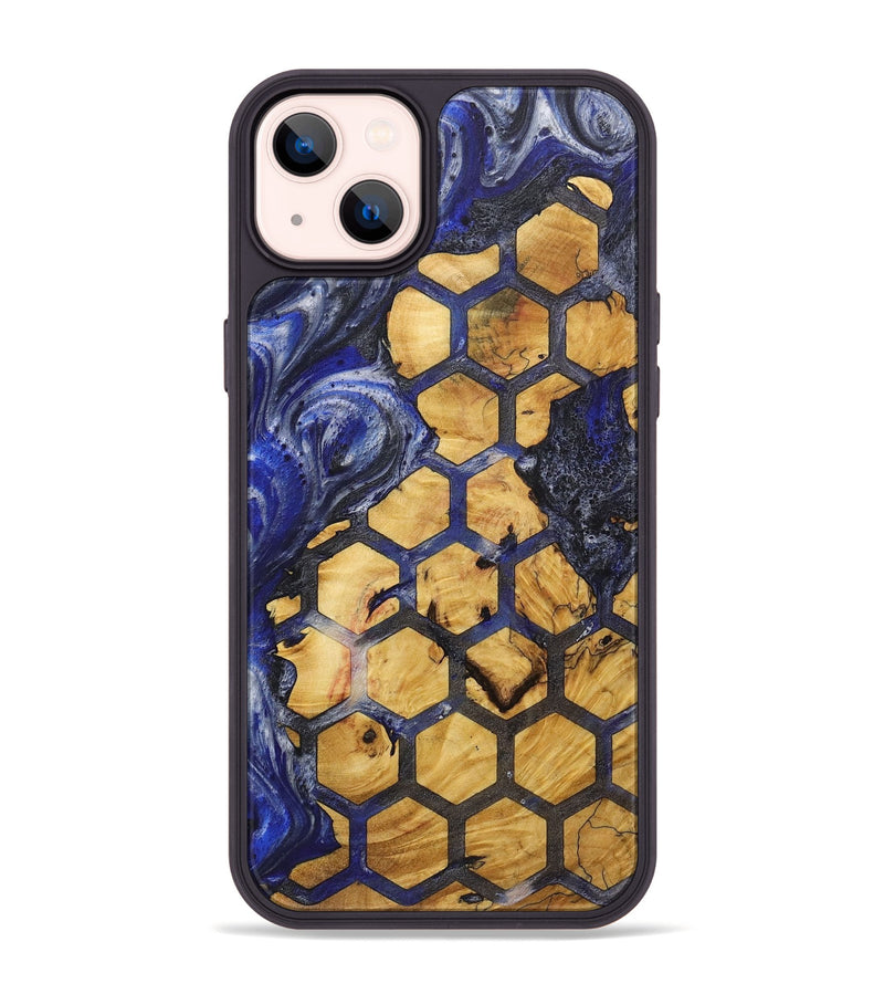 iPhone 14 Plus Wood+Resin Phone Case - Fern (Pattern, 713700)