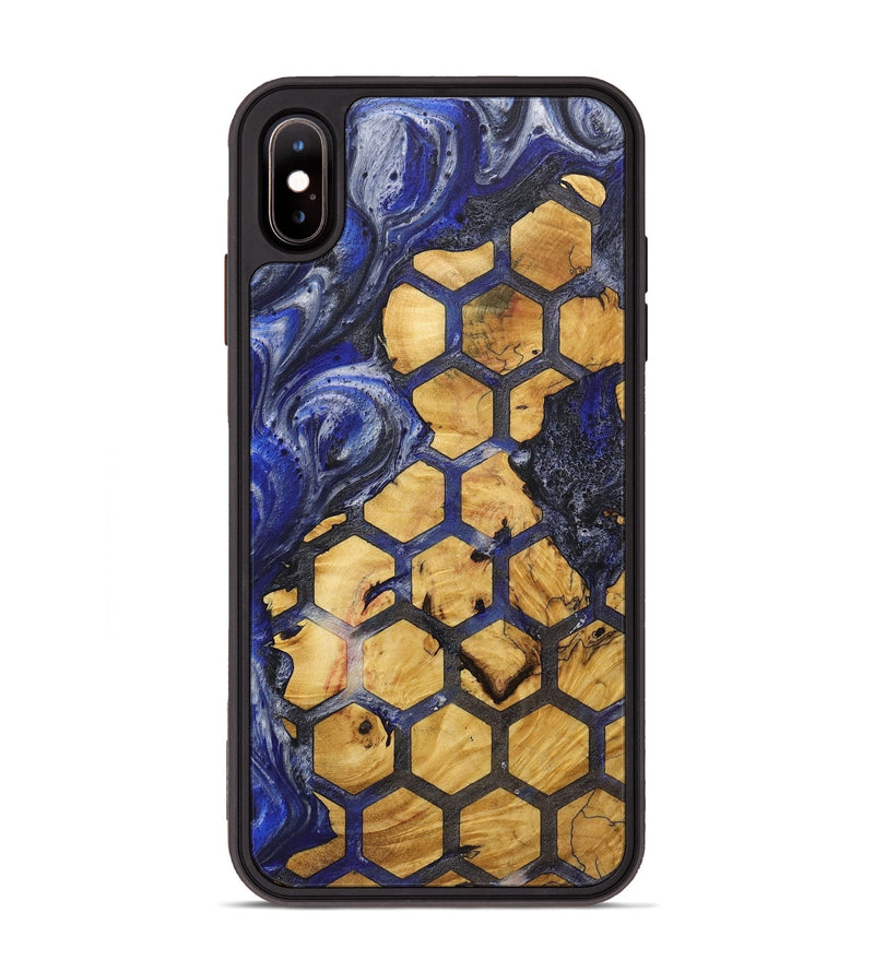 iPhone Xs Max Wood+Resin Phone Case - Fern (Pattern, 713700)