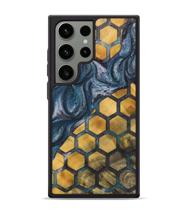 Galaxy S24 Ultra Wood+Resin Phone Case - Ruben (Pattern, 713706)