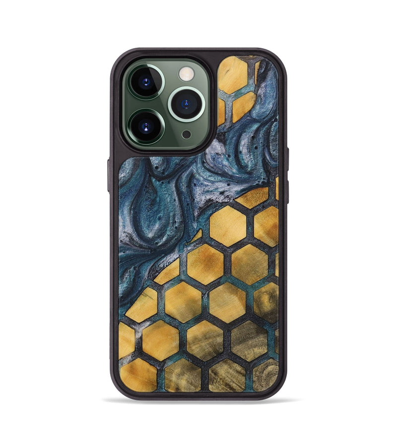 iPhone 13 Pro Wood+Resin Phone Case - Ruben (Pattern, 713706)