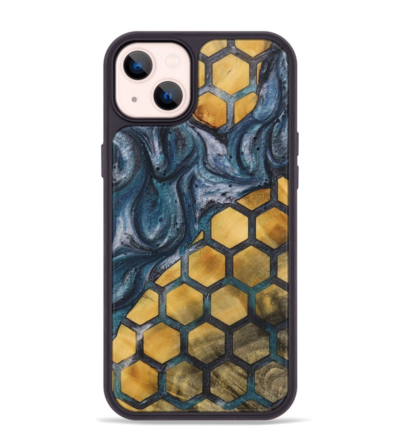 iPhone 14 Plus Wood+Resin Phone Case - Ruben (Pattern, 713706)