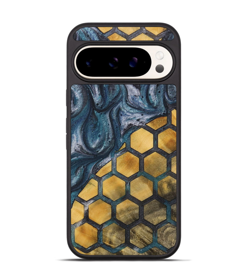 Pixel 9 Pro Wood+Resin Phone Case - Ruben (Pattern, 713706)