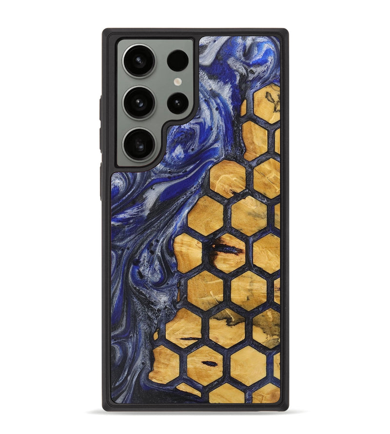 Galaxy S23 Ultra Wood+Resin Phone Case - Philip (Pattern, 713709)