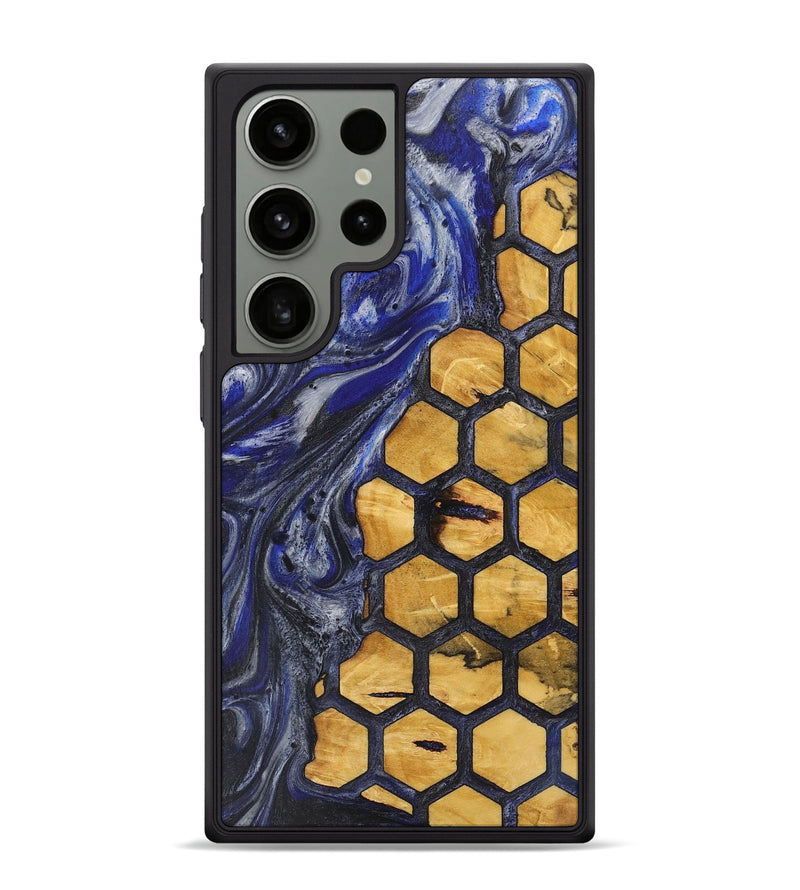 Galaxy S24 Ultra Wood+Resin Phone Case - Philip (Pattern, 713709)