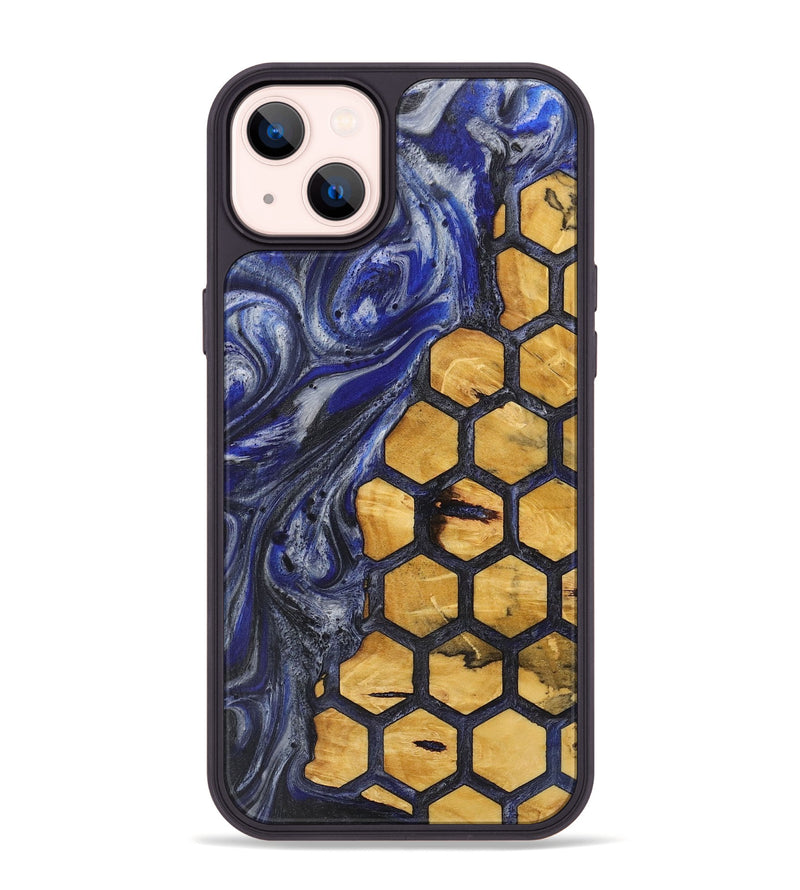 iPhone 14 Plus Wood+Resin Phone Case - Philip (Pattern, 713709)