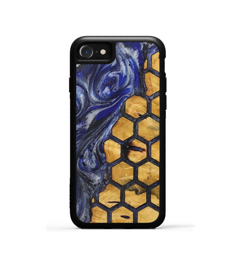 iPhone SE Wood+Resin Phone Case - Philip (Pattern, 713709)