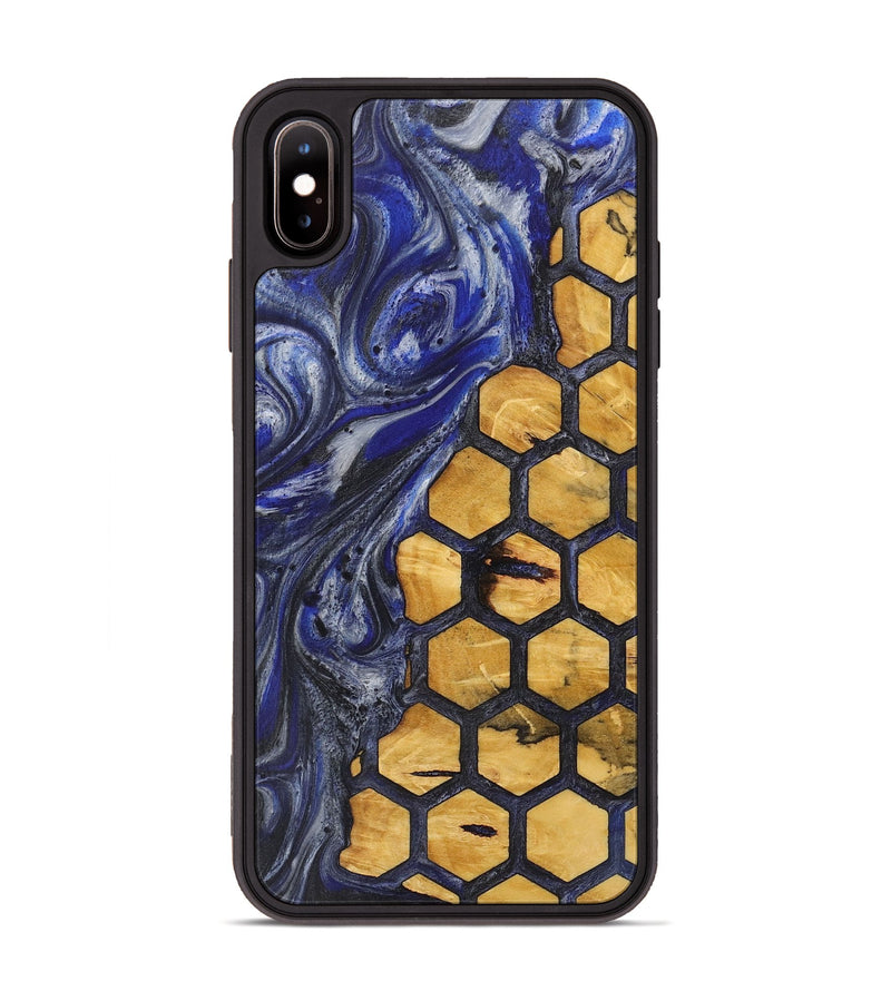 iPhone Xs Max Wood+Resin Phone Case - Philip (Pattern, 713709)