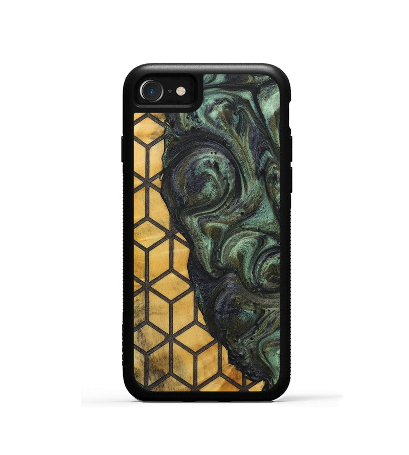 iPhone SE Wood+Resin Phone Case - Kelli (Pattern, 713732)