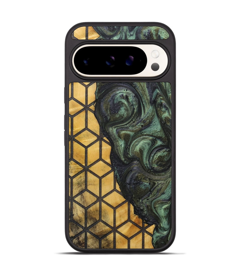 Pixel 9 Pro Wood+Resin Phone Case - Kelli (Pattern, 713732)