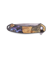 EDC Wood+Resin Pocket Knife - Velma (Purple, 713757)