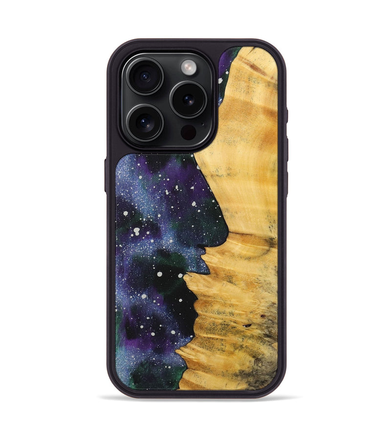 iPhone 15 Pro Wood+Resin Phone Case - Dustin (Cosmos, 713768)