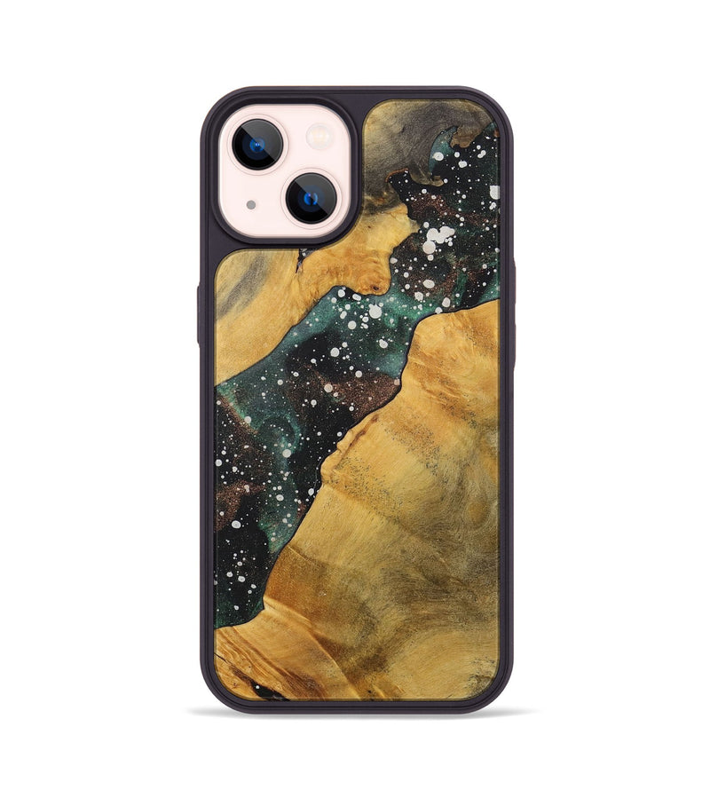 iPhone 14 Wood+Resin Phone Case - Mae (Cosmos, 713775)