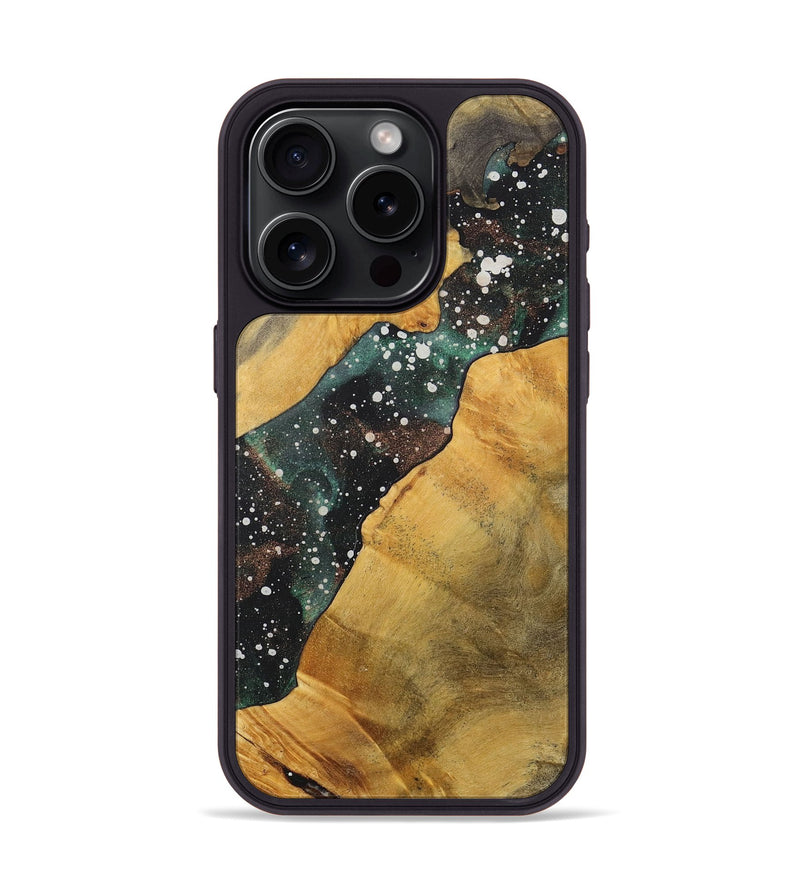 iPhone 15 Pro Wood+Resin Phone Case - Mae (Cosmos, 713775)