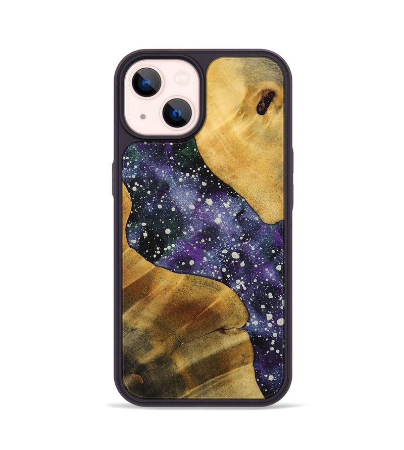 iPhone 14 Wood+Resin Phone Case - Trevon (Cosmos, 713776)