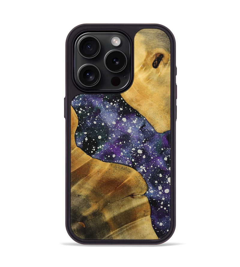 iPhone 15 Pro Wood+Resin Phone Case - Trevon (Cosmos, 713776)