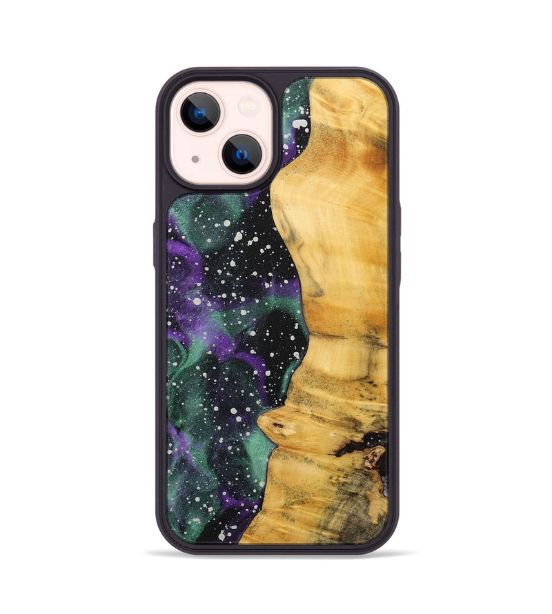 iPhone 14 Wood+Resin Phone Case - Darin (Cosmos, 713792)