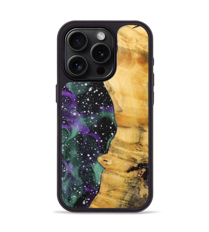 iPhone 15 Pro Wood+Resin Phone Case - Darin (Cosmos, 713792)