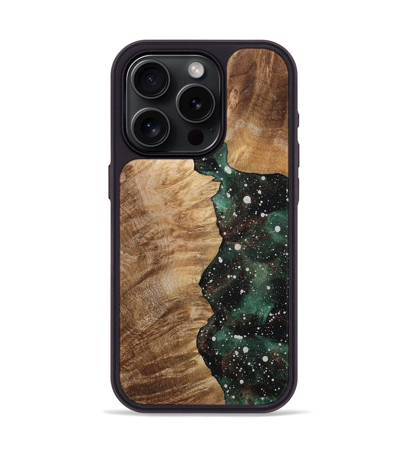 iPhone 15 Pro Wood+Resin Phone Case - Frankie (Cosmos, 713795)