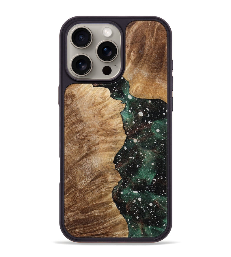 iPhone 16 Pro Max Wood+Resin Phone Case - Frankie (Cosmos, 713795)