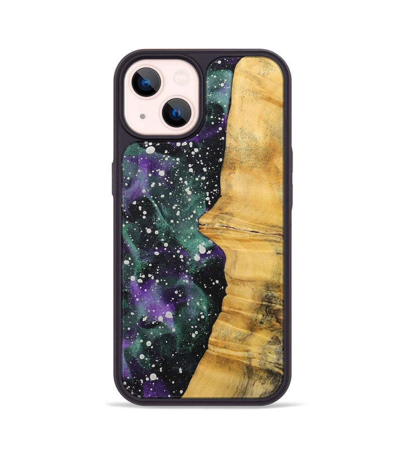 iPhone 14 Wood+Resin Phone Case - Haley (Cosmos, 713800)