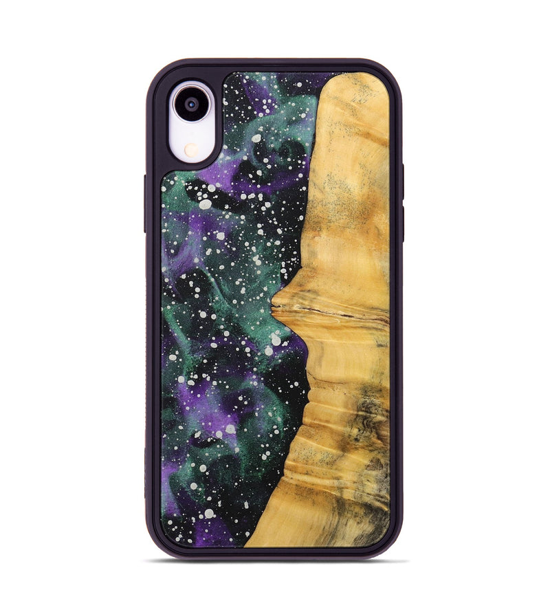 iPhone Xr Wood+Resin Phone Case - Haley (Cosmos, 713800)