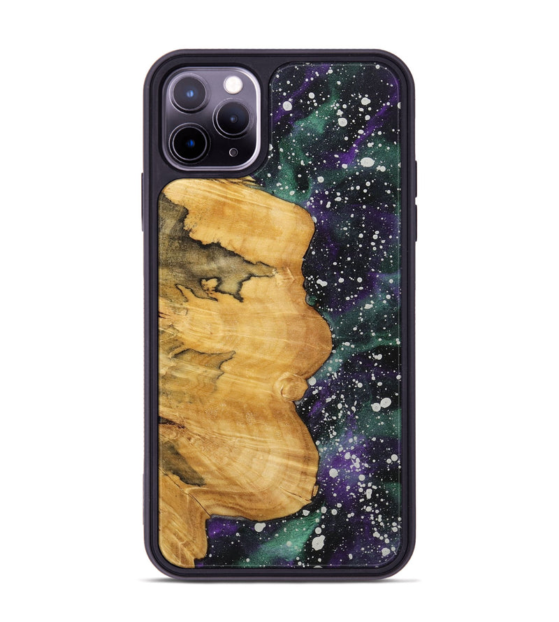 iPhone 11 Pro Max Wood+Resin Phone Case - Virgil (Cosmos, 713801)