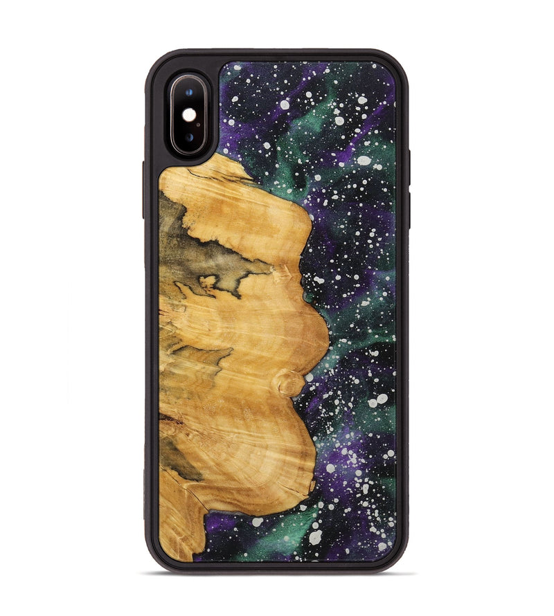 iPhone Xs Max Wood+Resin Phone Case - Virgil (Cosmos, 713801)