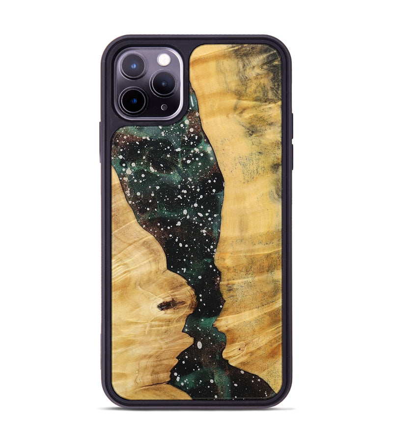 iPhone 11 Pro Max Wood+Resin Phone Case - Sarah (Cosmos, 713812)