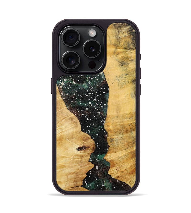 iPhone 15 Pro Wood+Resin Phone Case - Sarah (Cosmos, 713812)