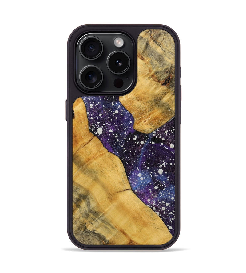 iPhone 15 Pro Wood+Resin Phone Case - Shane (Cosmos, 713823)