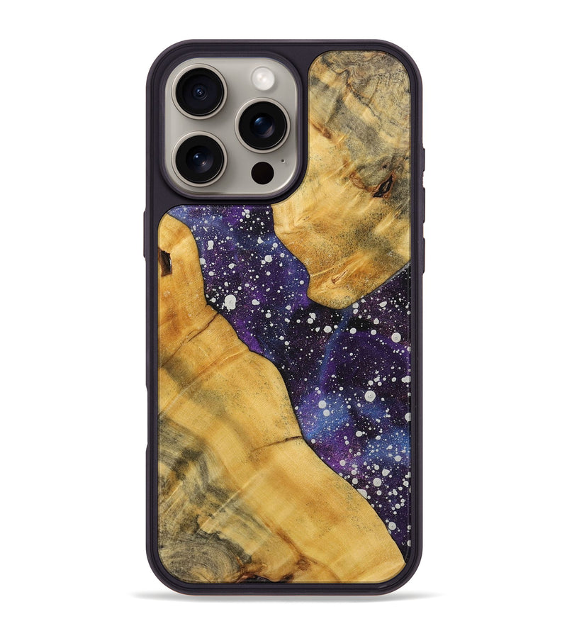 iPhone 16 Pro Max Wood+Resin Phone Case - Shane (Cosmos, 713823)