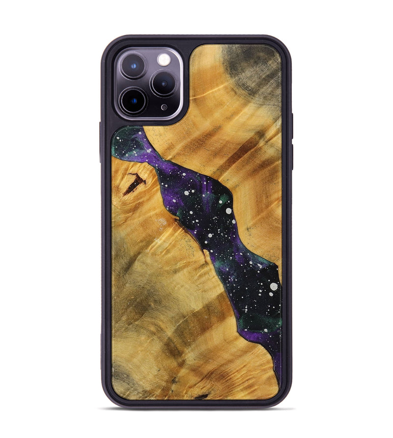 iPhone 11 Pro Max Wood+Resin Phone Case - Glen (Cosmos, 713825)