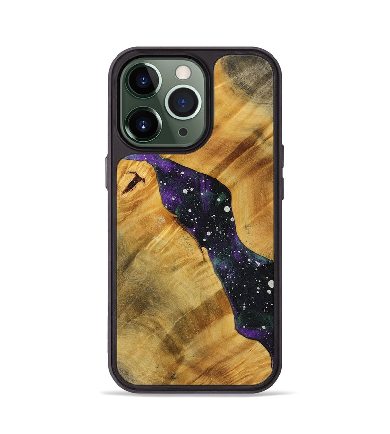 iPhone 13 Pro Wood+Resin Phone Case - Glen (Cosmos, 713825)