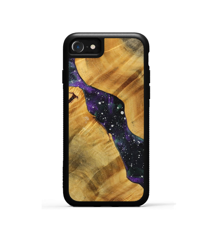 iPhone SE Wood+Resin Phone Case - Glen (Cosmos, 713825)