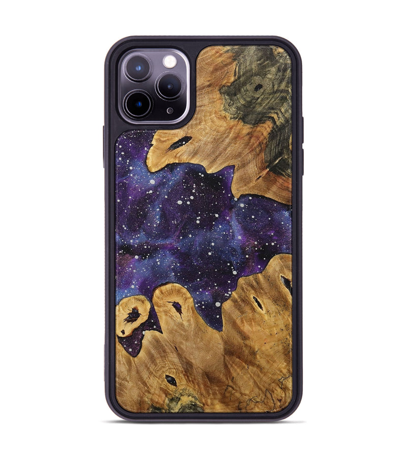 iPhone 11 Pro Max Wood+Resin Phone Case - Myra (Cosmos, 713842)