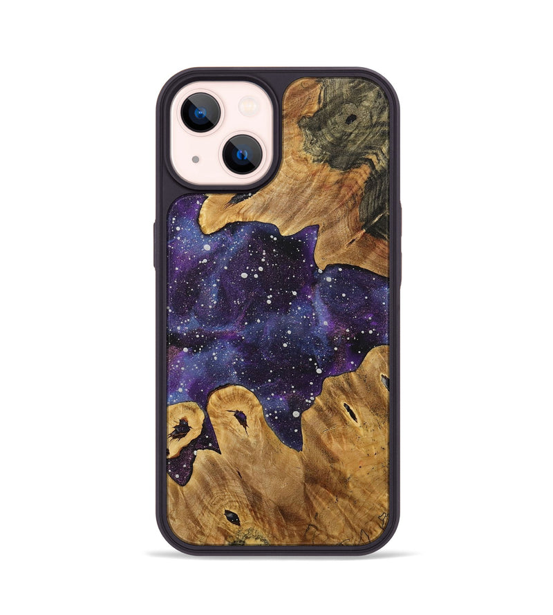 iPhone 14 Wood+Resin Phone Case - Myra (Cosmos, 713842)