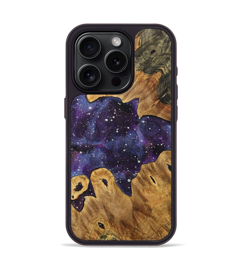 iPhone 15 Pro Wood+Resin Phone Case - Myra (Cosmos, 713842)