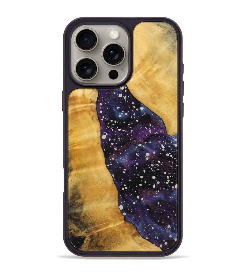 iPhone 16 Pro Max Wood+Resin Phone Case - Virginia (Cosmos, 713850)