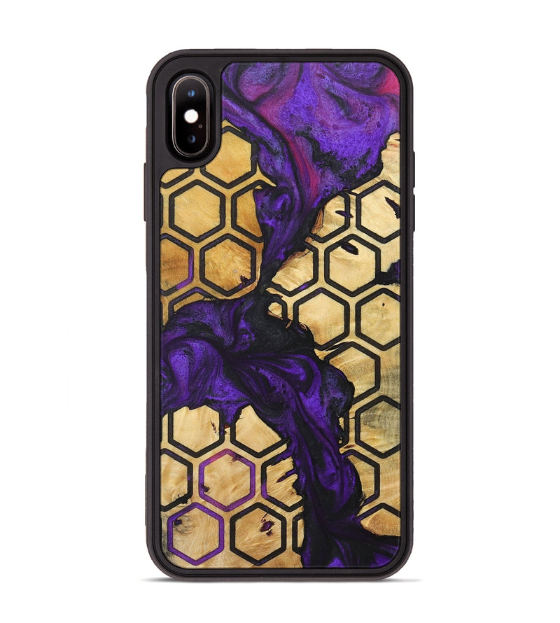 iPhone Xs Max Wood+Resin Phone Case - Terri (Pattern, 713977)