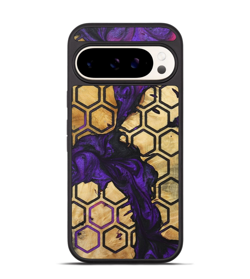 Pixel 9 Pro Wood+Resin Phone Case - Terri (Pattern, 713977)